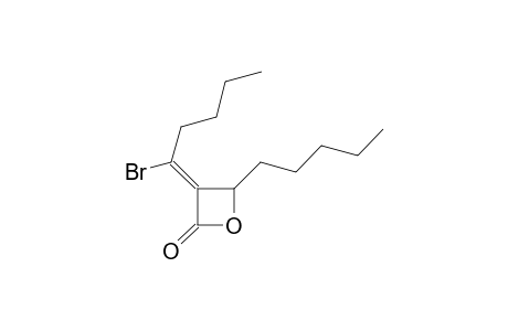 (Z)-.alpha.-(1-Bromopentylidene)-.beta.-(n-pentyl)-.beta.-lactone
