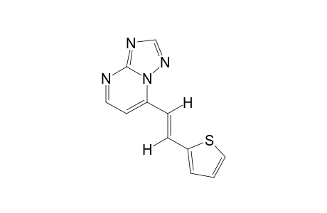 trans-7-[2-(2-THIENYL)VINYL]-s-TRIAZOLO[1,5-a]PYRIMIDINE