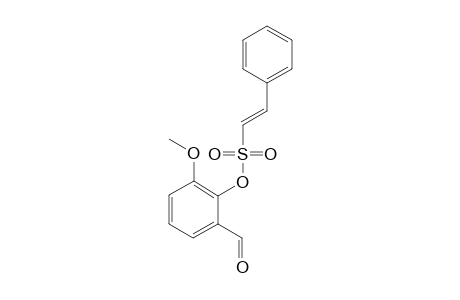 2-Formyl-6-methoxyhenyl-(E)-2-phenylethenesulfonate