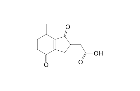 2-(3,7-diketo-4-methyl-2,4,5,6-tetrahydro-1H-inden-2-yl)acetic acid