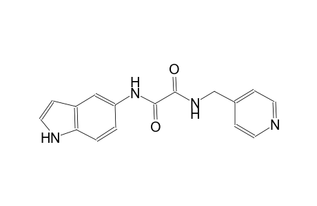 ethanediamide, N~1~-(1H-indol-5-yl)-N~2~-(4-pyridinylmethyl)-