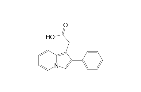 2-(2-phenyl-1-indolizinyl)acetic acid