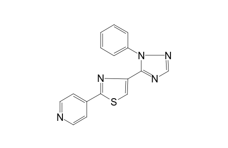 4-[4-(1-Phenyl-1H-1,2,4-triazol-5-yl)-1,3-thiazol-2-yl]pyridine