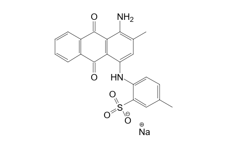 1-Amino-2-methyl-4-(m-sulfo-p-toluidino)anthrachinon