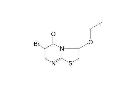 6-BROMO-2,3-DIHYDRO-3-ETHOXY-5H-THIAZOLO[3,2-a]PYRIMIDIN-5-ONE