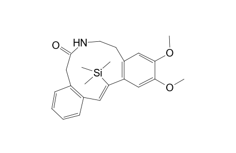 (Z)-11,12-Dimethoxy-14-trimethylsilyl-6,7,8,9-tetrahydro-5H-dibenzo[d,h]azacycloundecin-6-one