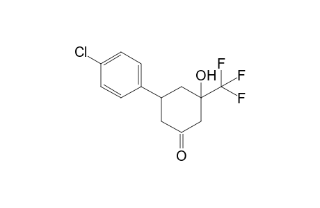 3-Hydroxy-5-(4-chlorophenyl)-3-(trifluoromethyl)cyclohexanone