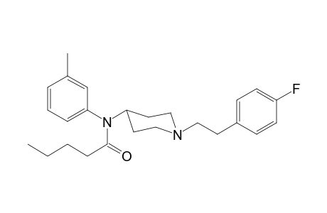 N-(1-[2-(4-Fluorophenyl)ethyl]piperidin-4-yl)-N-3-methylphenylpentanamide