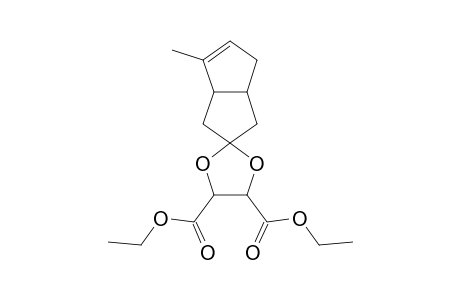 6'-methylspiro[1,3-dioxolane-2,2'-3,3a,4,6a-tetrahydro-1H-pentalene]-4,5-dicarboxylic acid diethyl ester