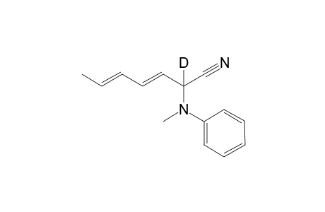 (3E,5E)-2-deuterio-2-(N-methylanilino)hepta-3,5-dienenitrile