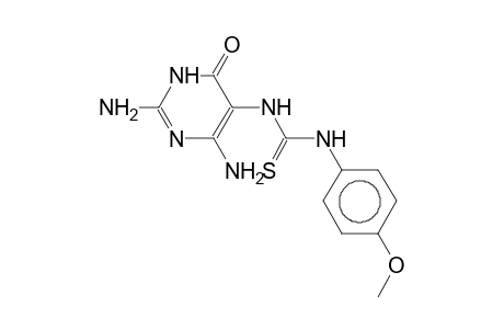 1-(2,4-Diamino-6-oxo-1,6-dihydro-pyrimidin-5-yl)-3-(4-methoxy-phenyl)-thiourea