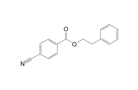 4-Cyanobenzoic acid, 2-phenylethyl ester