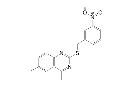 4,6-dimethyl-2-[(3-nitrobenzyl)sulfanyl]quinazoline