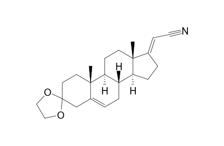3-Oxopregna-5,17(20)-diene-21-nitrile Ethylene Ketal