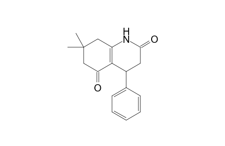 7,7-Dimethyl-4-phenyl-3,4,6,8-tetrahydro-1H-quinoline-2,5-dione