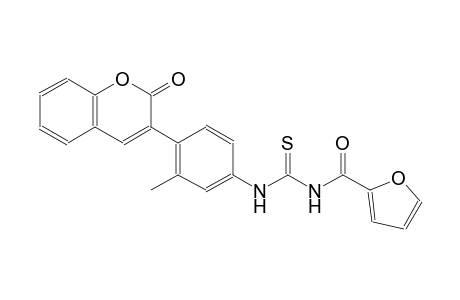 N-(2-furoyl)-N'-[3-methyl-4-(2-oxo-2H-chromen-3-yl)phenyl]thiourea