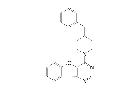 4-(4-benzyl-1-piperidinyl)[1]benzofuro[3,2-d]pyrimidine