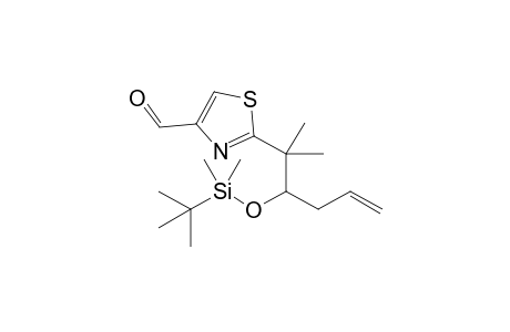2-{2-[(tert-Butyldimethylsilyl)oxy]-1,1-dimethylpent-4-enyl}thiazole-4-carbaldehyde