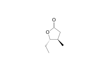 (4R,5S)-5-ethyl-4-methyldihydrofuran-2(3H)-one