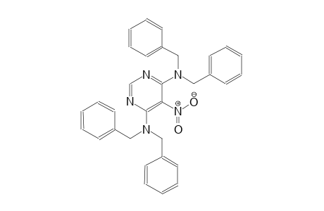 N~4~,N~4~,N~6~,N~6~-tetrabenzyl-5-nitro-4,6-pyrimidinediamine