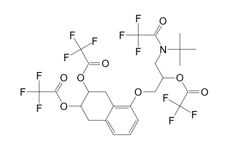 1-[3'-{N-(trifluoroacetyl)-N-(t-butyl)amino}-2'-(trifluoroacetoxy)propoxy]-6,7-bis(trifluoroacetoxy)-5,6,7,8-tetrahydronaphthalene