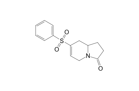 7-(Phenylsulfonyl)-1,2,3,5,8,8a-hexahydro-3-indolizinone