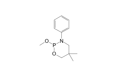 2-METHOXY-3-PHENYL-5,5-DIMETHYL-1,3,2-OXAZAPHOSPHORINANE