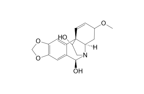 3-Methoxy-1,2-didehydrocrinan-6,11-diol