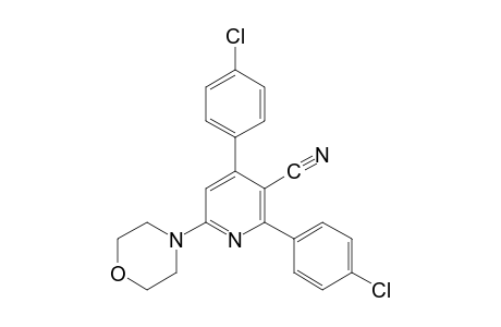 2,4-bis(p-chlorophenyl)-6-morpholinonicotinonitrile