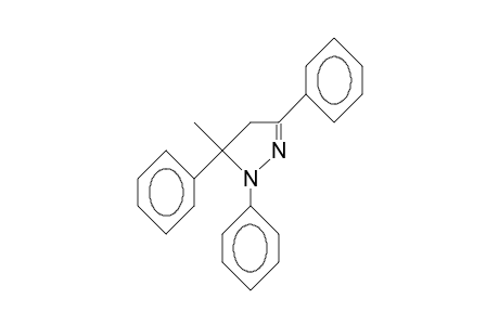4,5-Dihydro-5-methyl-1,3,5-triphenyl-pyrazol