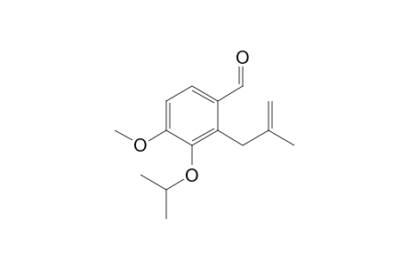 3-isopropoxy-4-methoxy-2-(2-methylallyl)benzaldehyde