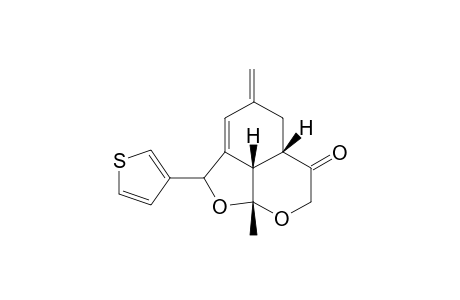 (1R,8S,12S)-1-Methyl-3-(3'-thienyl)-6-methylene-2,11-dioxatricyclo[6.3.1.0(4,12)]dodec-4-en-9-one