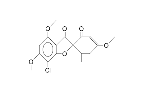 Spiro[benzofuran-2(3H),1'-[3]cyclohexene]-2',3-dione, 7-chloro-4,4',6-trimethoxy-6'-methyl-