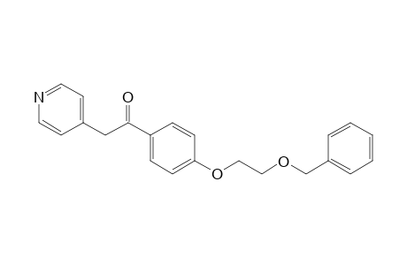 1-[4-(2-benzoxyethoxy)phenyl]-2-(4-pyridyl)ethanone