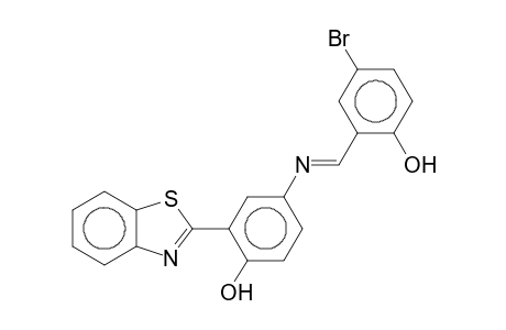 2-((E)-([3-(1,3-Benzothiazol-2-yl)-4-hydroxyphenyl]imino)methyl)-4-bromophenol