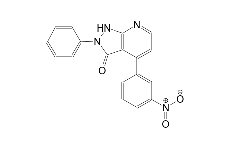 4-(3-nitrophenyl)-2-phenyl-1,2-dihydro-3H-pyrazolo[3,4-b]pyridin-3-one