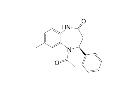 (4S)-5-Acetyl-7-methyl-4-phenyl-4,5-dihydro-1H-[1,5]benzodiazepin-2(3H)-one