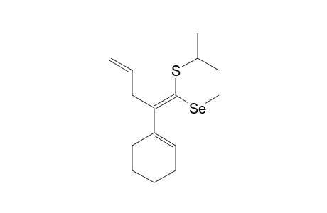 1-(METHYLETHYLTHIO)-1-(METHYLSELENO)-2-(1-CYCLOHEXENYL)-1,4-PENTADIENE