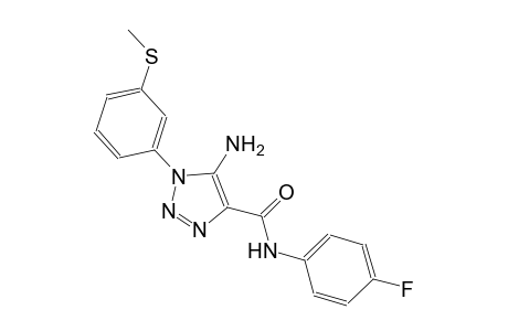 1H-1,2,3-triazole-4-carboxamide, 5-amino-N-(4-fluorophenyl)-1-[3-(methylthio)phenyl]-
