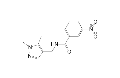 N-[(1,5-dimethyl-1H-pyrazol-4-yl)methyl]-3-nitrobenzamide