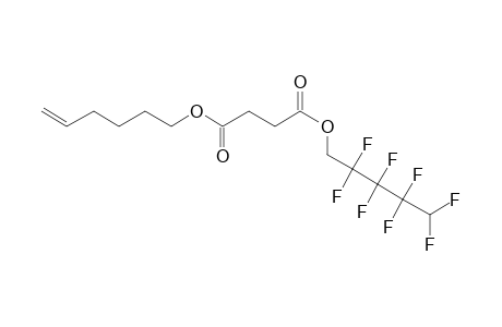 Succinic acid, 2,2,3,3,4,4,5,5-octafluoropentyl hex-5-en-1-yl ester