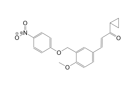 (2E)-1-cyclopropyl-3-{4-methoxy-3-[(4-nitrophenoxy)methyl]phenyl}-2-propen-1-one