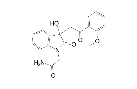 1H-Indole-1-acetamide, 2,3-dihydro-3-hydroxy-3-[2-(2-methoxyphenyl)-2-oxoethyl]-2-oxo-