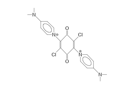 2,5-Bis(4-dimethylamino-pyridinio)-3,6-dichloro-1,4-benzoquinone
