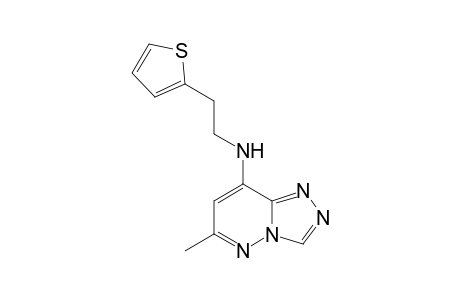 6-Methyl-N-(2-(thiophen-2-yl)ethyl)-[1,2,4]triazolo[4,3-b]pyridazin-8-amine