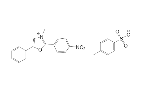 3-methyl-2-(p-nitrophenyl)-5-phenyloxazolium p-toluenesulfonate