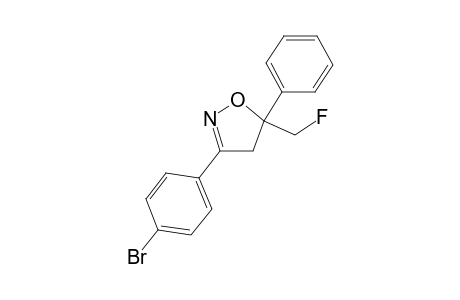 3-(4-Bromophenyl)-5-(fluoromethyl)-5-phenyl-4,5-dihydroisoxazole