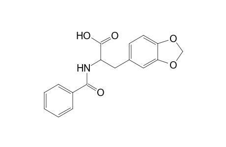 2-benzamido-3-(1,3-benzodioxol-5-yl)propanoic acid