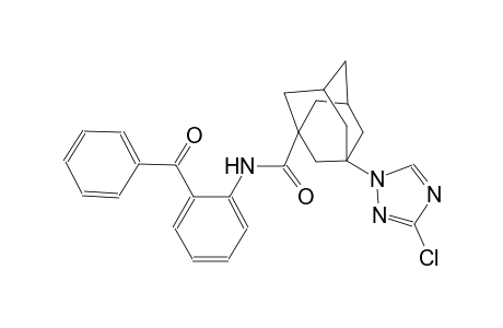 N-(2-benzoylphenyl)-3-(3-chloro-1H-1,2,4-triazol-1-yl)-1-adamantanecarboxamide