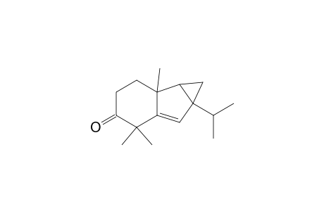 4-(1'-Methylethyl)-1,7,7-trimethyltricyclo[4.4.0.0(2,4)]dec-5-en-8-one